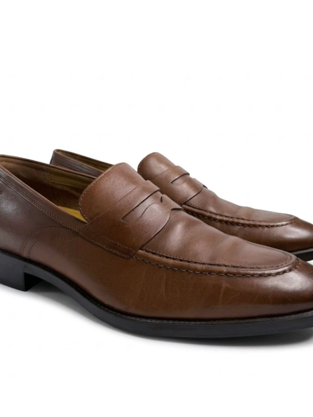 NEW Cole Haan Hawthorne Brown Penny Loafer 11M Leather